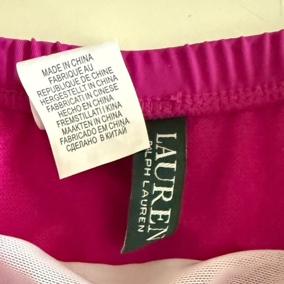 Lauren Ralph Lauren High-Waisted Shirred Bikini Bottom Size 10 - Picture 5 of 6